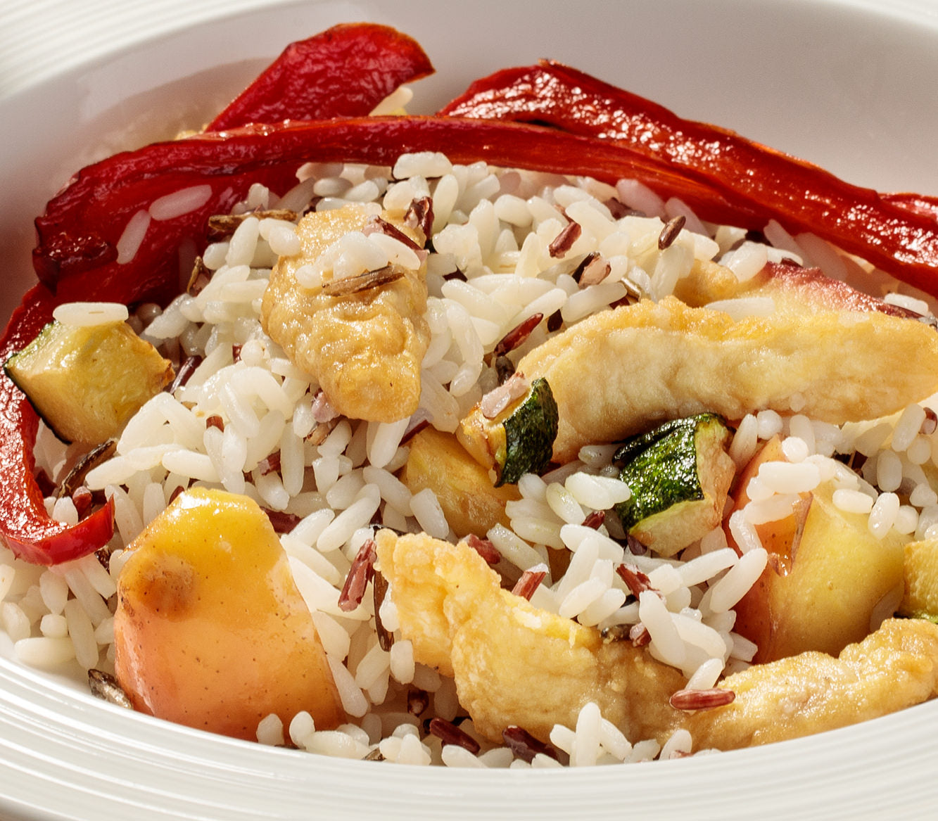 AMANIDA D’ARRÒS AMB SALSA DE BOLETS -dv