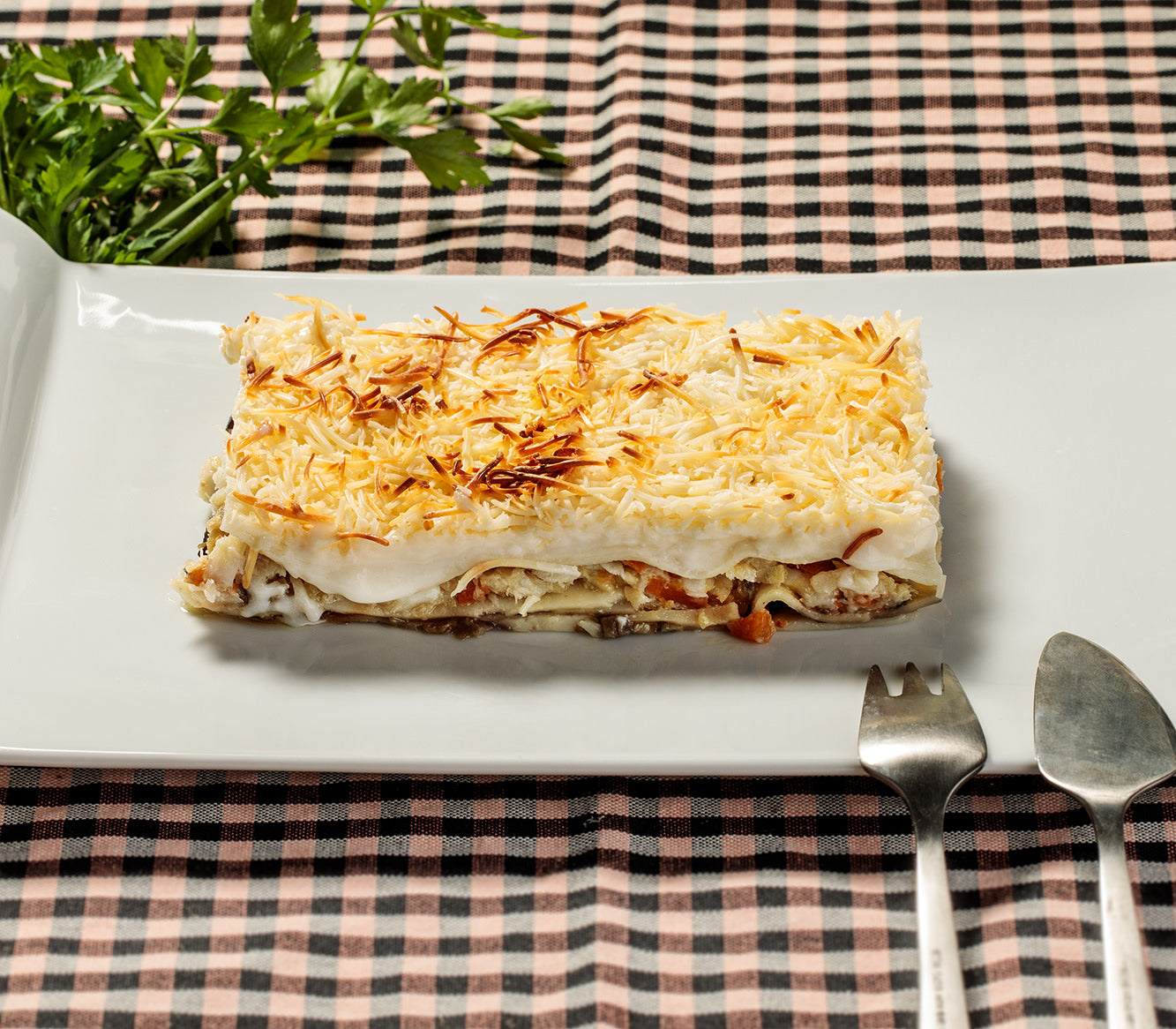 LASANYA DE PEIX i VERDURES GRATINADA - fm dia 31