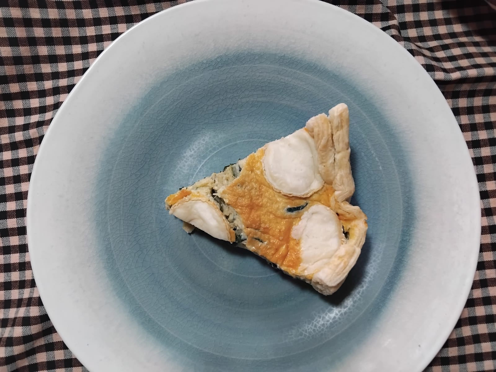 QUICHE DE CARBASSÓ I FORMATGE DE CABRA - dm
