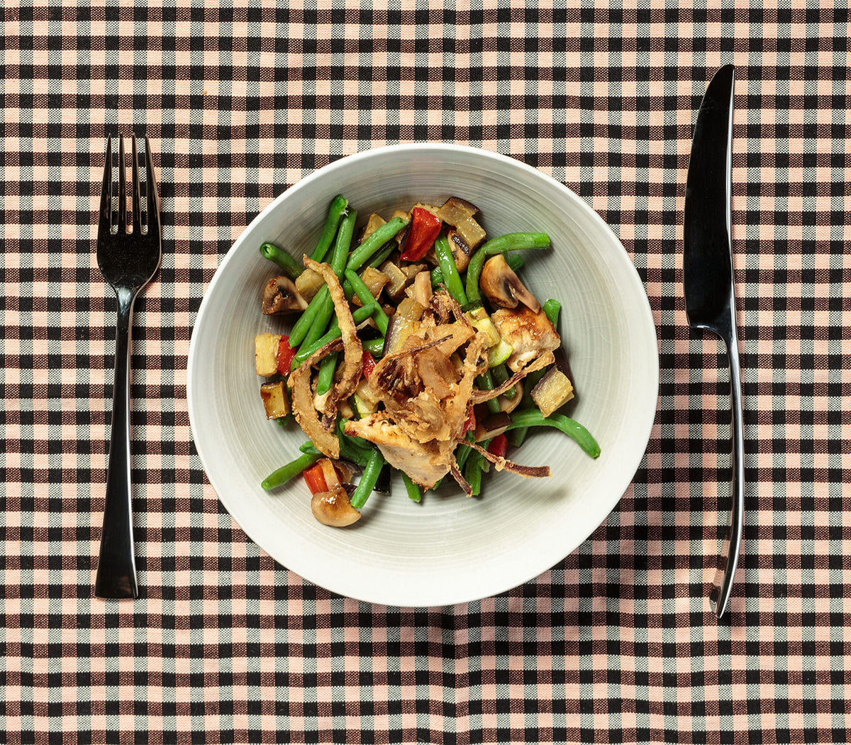 SALTEJAT DE POLLASTRE i VERDURES - ds